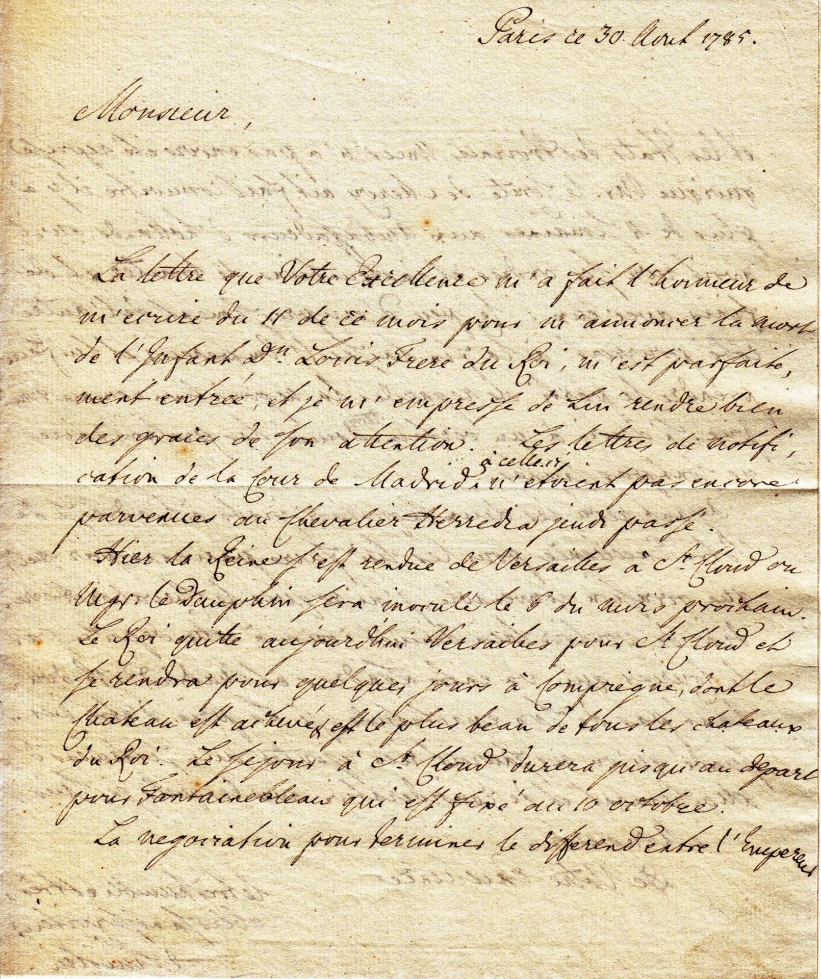 Stepan Stepanovich Zinovyev (1740-1794) Archive Correspondence letters (61) with [...] - Bild 117 aus 136