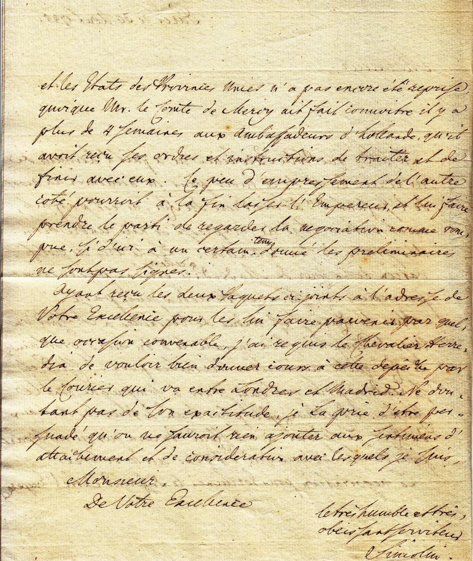 Stepan Stepanovich Zinovyev (1740-1794) Archive Correspondence letters (61) with [...] - Bild 118 aus 136