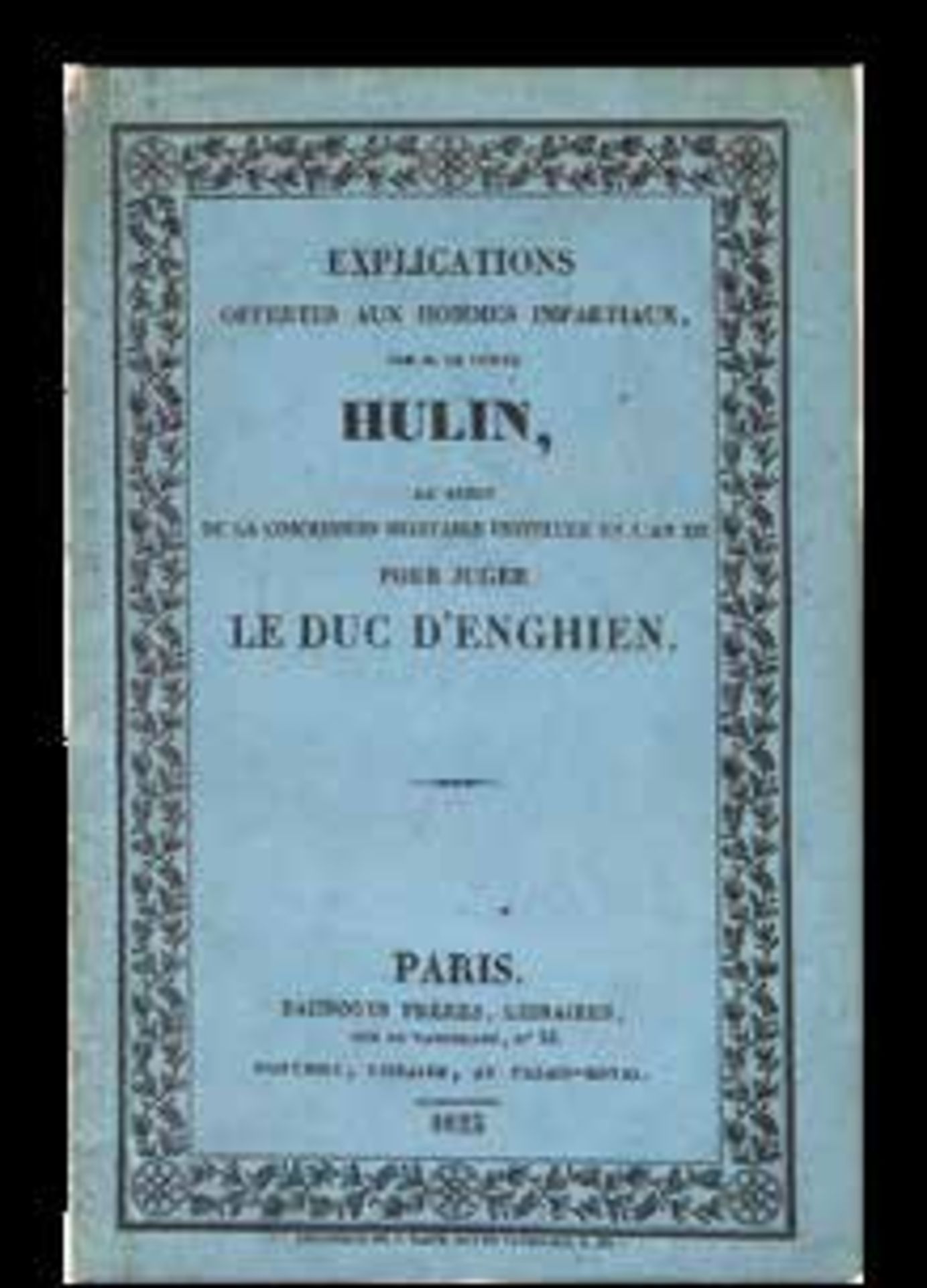 [from the library of Tsarskoe Selo] Hulin, P.A. Explications offertes aux hommes [...]