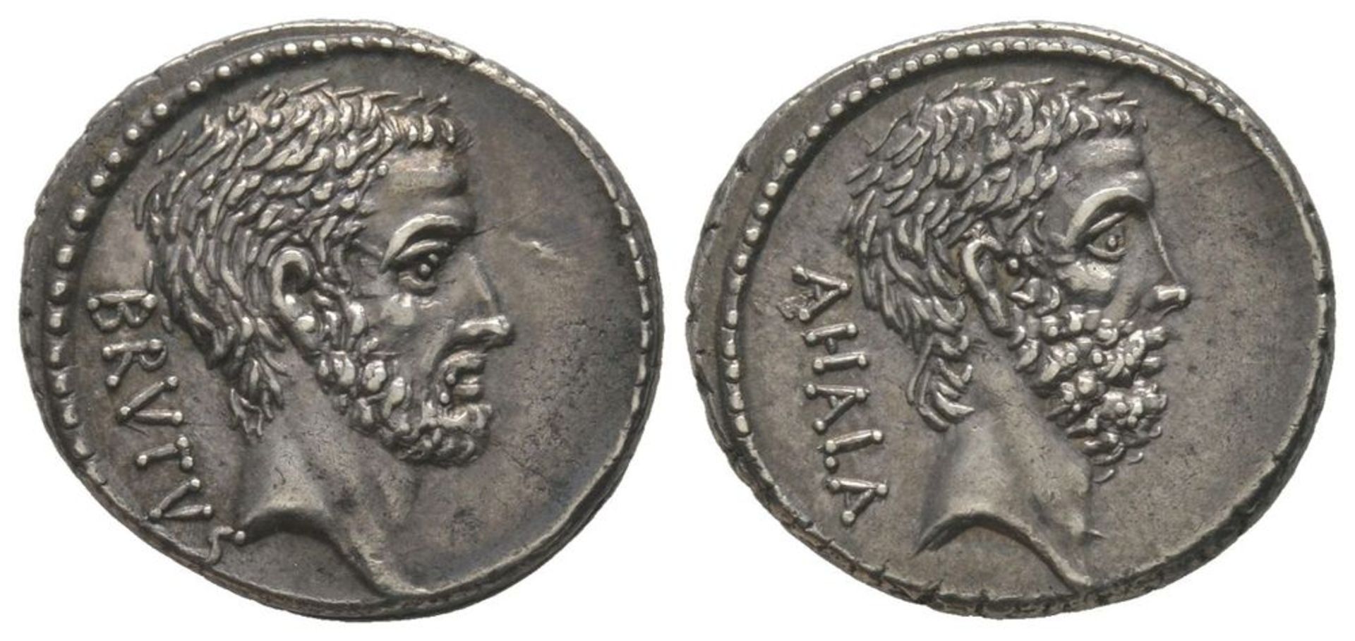 ROMAN COINS - M. Junius Brutus, Denarius, Rome, 63 BC, AG 4,01 g. Ref : Cr. 433/2, [...]