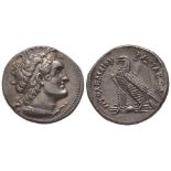 GREEK COINS - Tetradrachm, 180-170 BC, AG 14.16 g. Ref : SNG Manchester VII, [...]