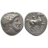 GREEK COINS - Philip II (359-336) Tetradrachm, Pella, 342/1-337/6, 14,42g. Ref : Le [...]