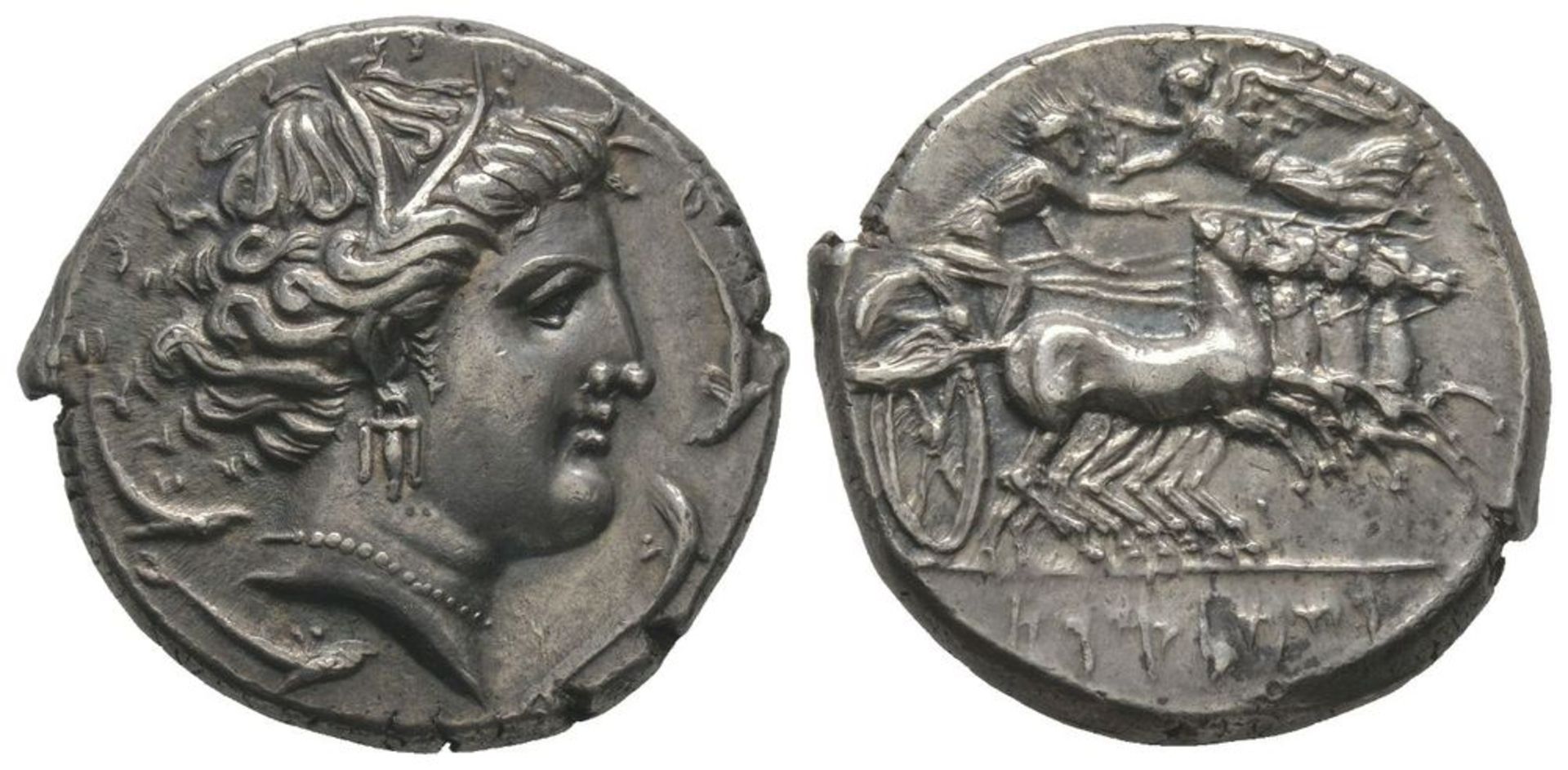 GREEK COINS - Tetradrachm, 409 BC, AG 17,12 g. Ref : S.Cop. 501 Provenance : Nomisma [...]