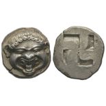 GREEK COINS - Macedonia Stater, Neapolis, 525-450 BC, AG 9,94 g. Ref : BMC 5.6, Sear [...]