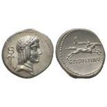 ROMAN COINS - C. Calpurnius L. f. Frugi, Denarius, Rome, 67 BC, AG 3,61 g. Ref : Cr. [...]