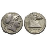 ROMAN COINS - Romano Campanian, Didrachm, Rome, 241-235 BC, AG 6,59 g. Ref : Cr. [...]