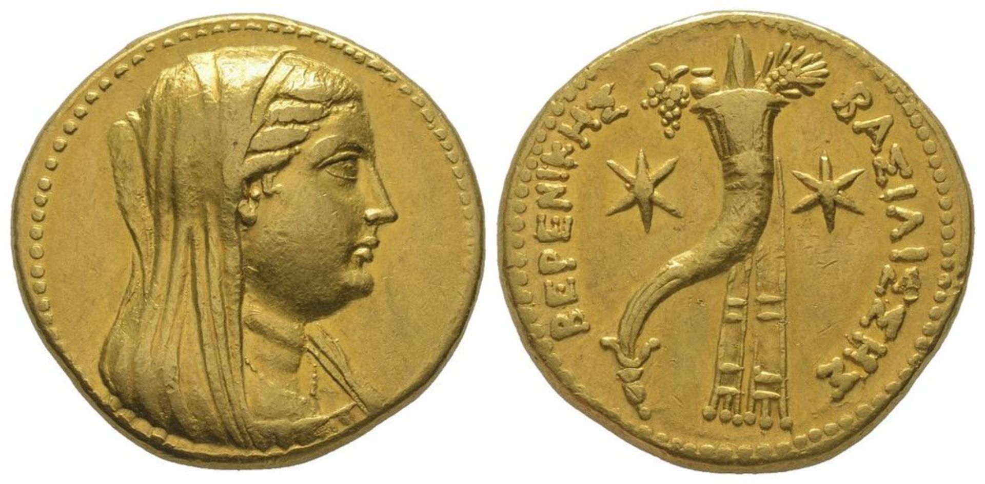 GREEK COINS - Ptolemy III Euergetes, 246-222 BC, in the name of Berenice [...]