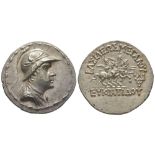 GREEK COINS - Greco-Baktrian Kingdom Eukratides I Megas (171-135 BC) Tetradrachm, [...]