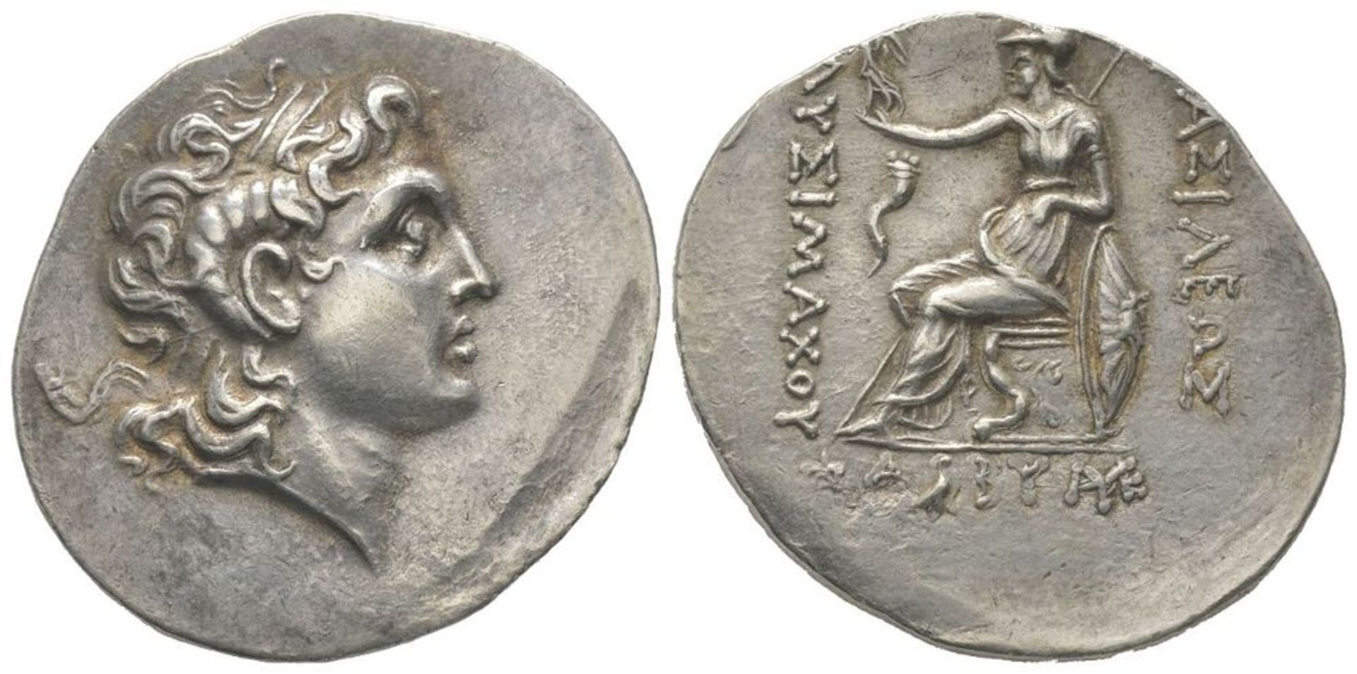 GREEK COINS - Thracia Lysimachus, 306-281 BC Tetradrachm, 180-150 BC, AG 16.81 [...]