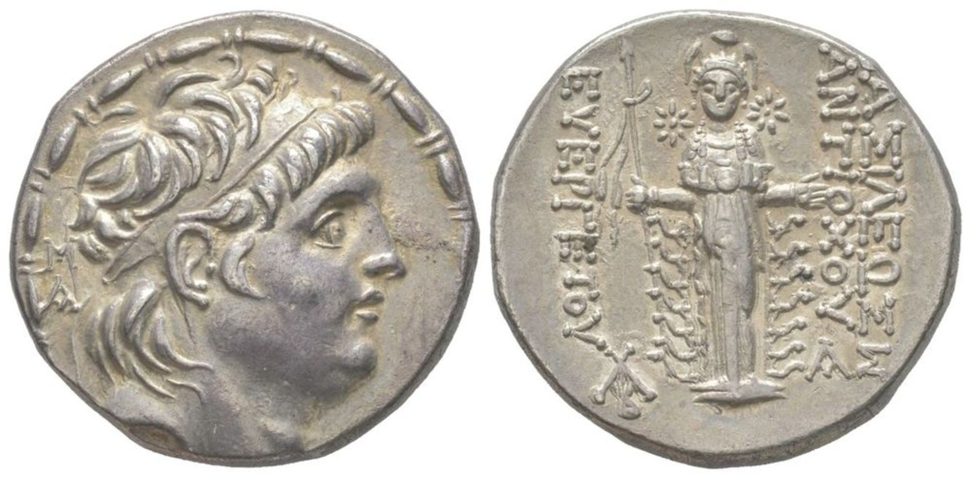 GREEK COINS - Antiochos VII Euergetes 138-129 BC. Tetradrachm, Mallos, AG [...]