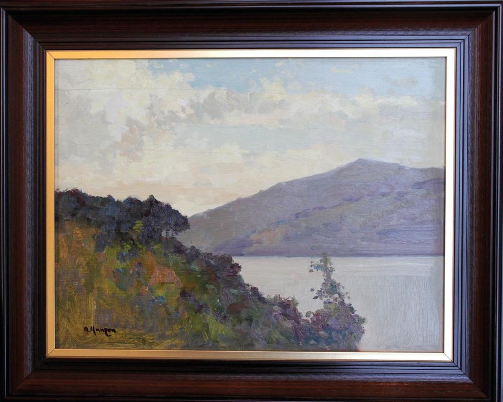 ALEXEI HANZEN (1876 - 1937) - Gulf near Dubrovnik Signed (lower left) Oil on [...] - Bild 8 aus 10