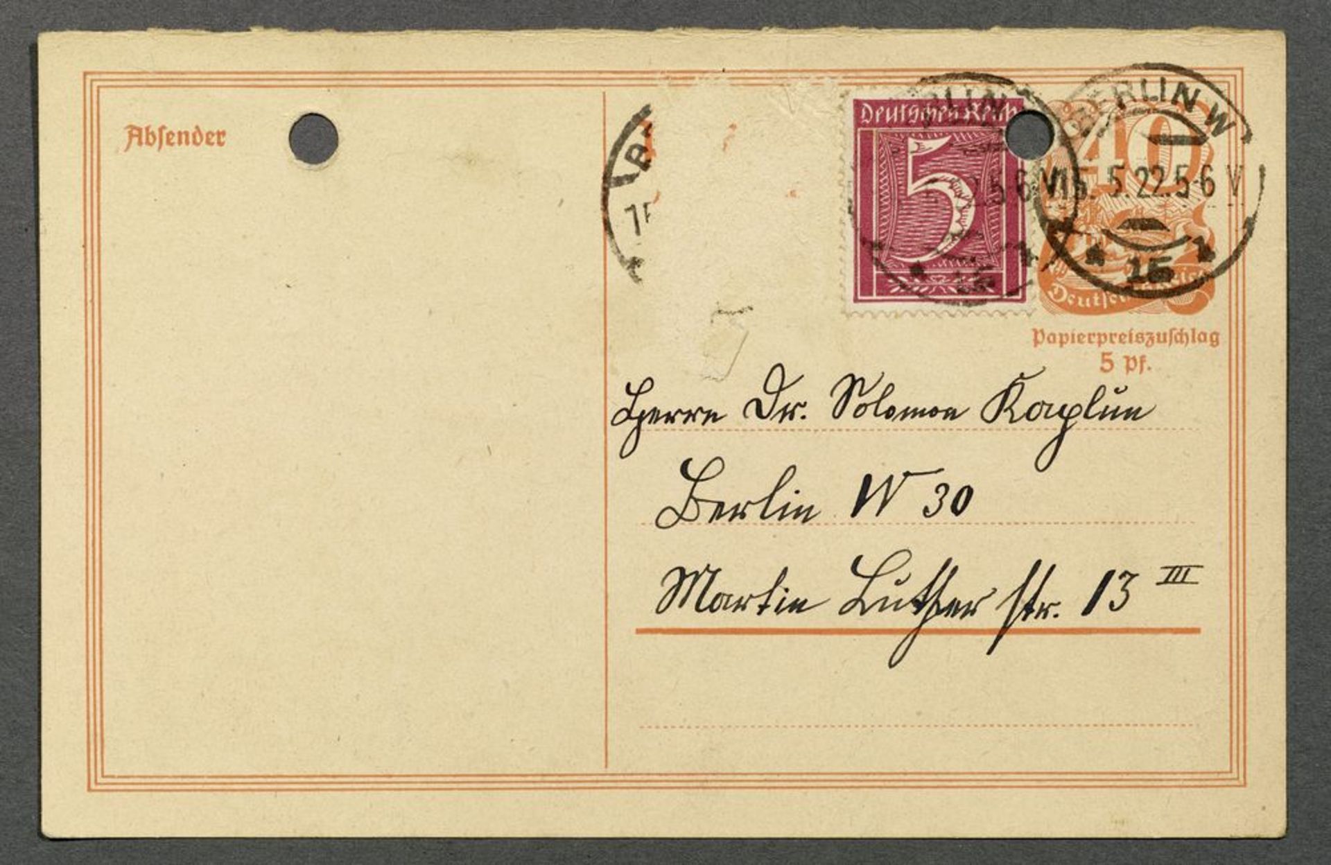 REMIZOV, Alexis Mikhailovitch (1877–1957) Manuscript letter to Solomon Kaplun. - 14 [...] - Bild 4 aus 4