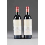 CHÂTEAU MOUTON ROTHSCHILD 1993 PAUILLAC 2 Flaschen, 0,75l (hf), Etiketten ohne Künstlerabdruck.