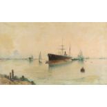 NORDDEUTSCHER MARINEMALERTätig um 1900Import aus Rio Öl auf Leinwand. 60 x 100 cm (R. 74 x 114