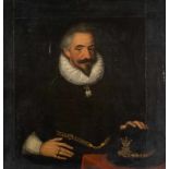 PAULUS MOREELSE (UMKREIS)1571 Utrecht - 1638 EbendaPORTRAIT EINES EDELMANNES Öl auf Leinwand (