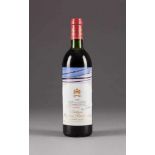 CHÂTEAU MOUTON ROTHSCHILD 1980 PAUILLAC 4 Flaschen, 0,75l (in), bei zwei Flaschen: Etikett am Rand