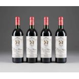 CHÂTEAU CLERC MILON 1986 PAUILLAC 4 Flaschen, 0,75l; 2 Flaschen (in), 2 Flaschen (ts), Etiketten