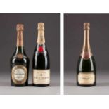 DIVERSE CHAMPAGNER ROTHSCHILD CHAMPAGNE GRAND TRIANON BRUT 1973 (1 Flasche, Etikett min. besch.),