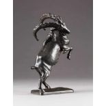 RUDOLF KAESBACH1873 Mönchengladbach - 1955 BerlinSteinbock Bronze, dunkel patiniert. H. 29,5 cm. Auf