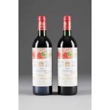 CHÂTEAU MOUTON ROTHSCHILD 1989 PAUILLAC 2 Flaschen, 0,75l (in). Künstleretikett von Georg Baselitz