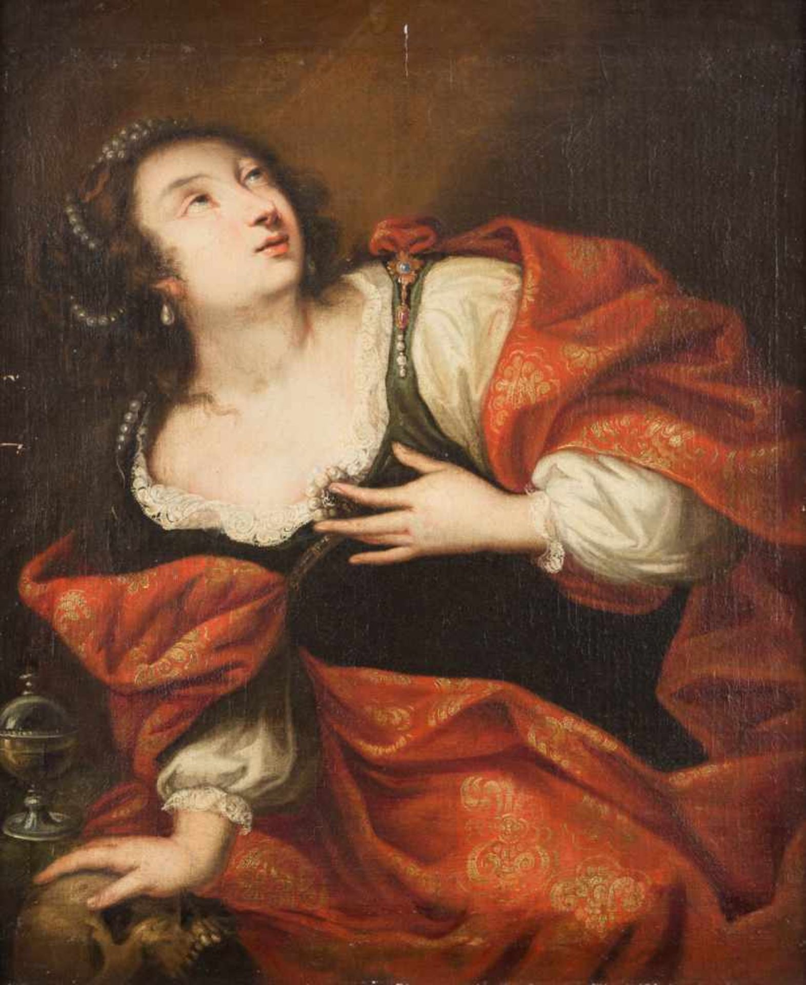 JAN COSSIERS (WERKSTATT/SCHULE)1600 Antwerpen - 1671 EbendaMARIA MAGDALENA Öl auf Leinwand (