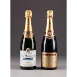 DIVERSE CHAMPAGNER HEIDSIECK & CO. CHAMPAGNE DRY MONOPOLE BRUT (2 Flaschen), LOUIS ROEDERER