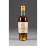 CHÂTEAU COUTET Á BARSAC 1957 PREMIER CRU DE SAUTERNES 5 Flaschen, 0,375l; 4 Flaschen (ts), 1 Flasche