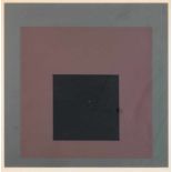 JOSEF ALBERS1888 Bottrop - 1976 New HavenOHNE TITEL (HOMAGE TO THE SQUARE) Farbserigrafie auf festem