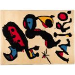 JOAN MIRÓ (NACH)1893 Barcelona - 1983 Palma (Mallorca)KÜNSTLERTEPPICH 'MIRÓ EXPO 80 - MEXICO'