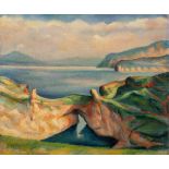 CARL CHRISTOPH HARTIG1888 Davos - 1975 DüsseldorfTAORMINA Öl auf Leinwand. 45,5 x 54 cm (R. 62 x