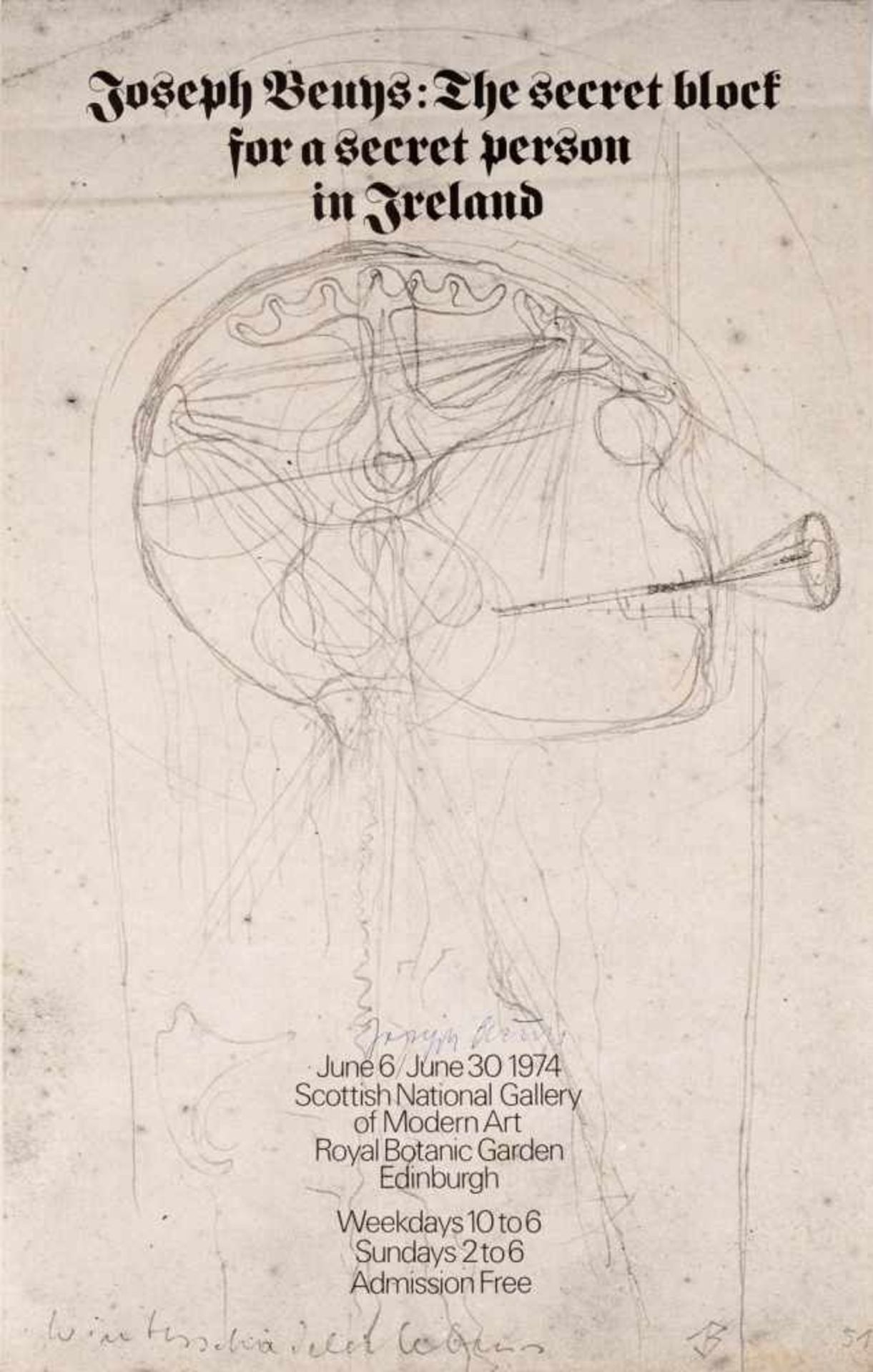 JOSEPH BEUYS1921 Krefeld - 1986 Düsseldorf'THE SECRET BLOCK FOR A SECRET PERSON IN IRELAND'