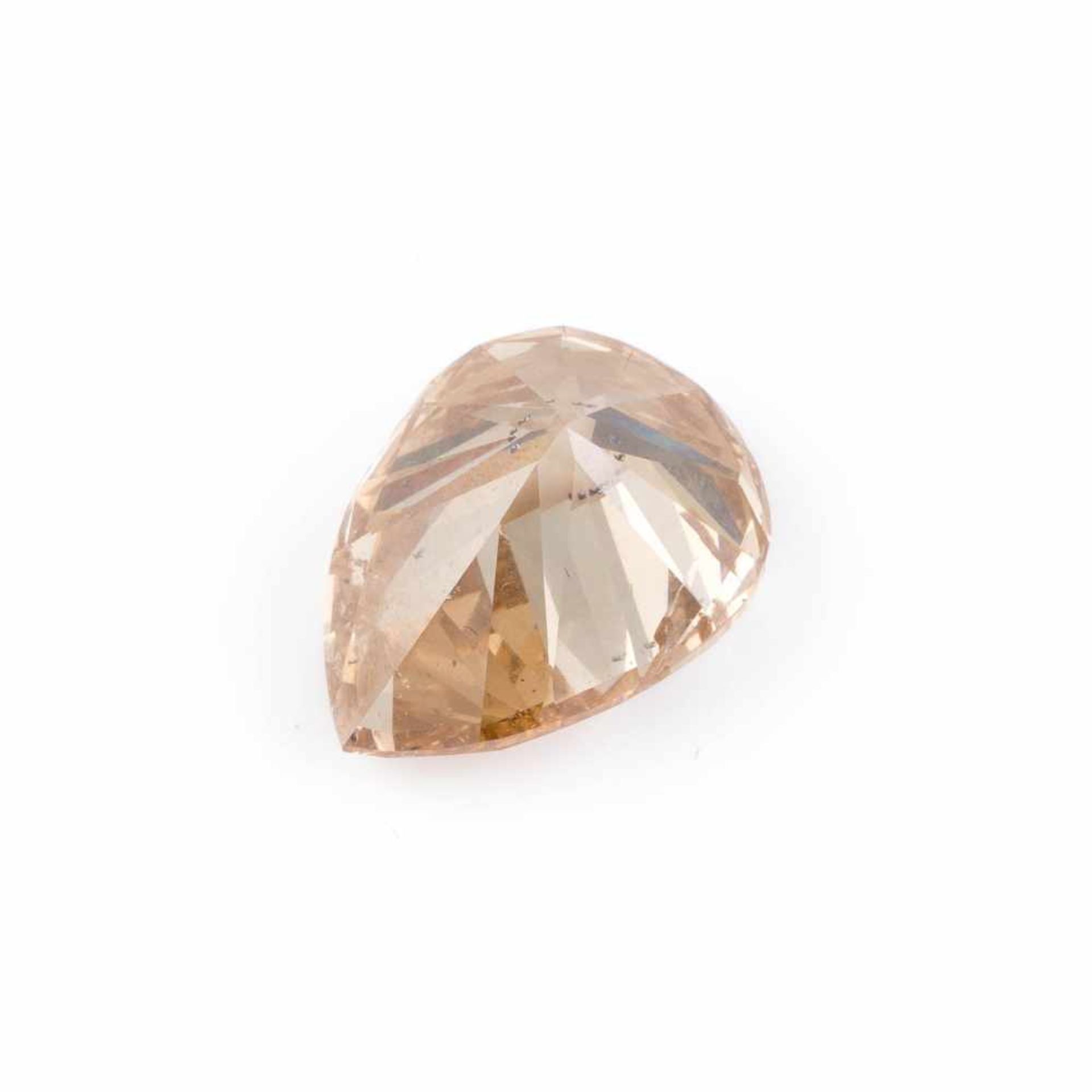 UNGEFASSTER DIAMANT - 10.40 CARAT Diamant im Tropfenschliff. 16.19 x 12.02 x 8.73 mm, 10.40 ct.. - Bild 2 aus 4