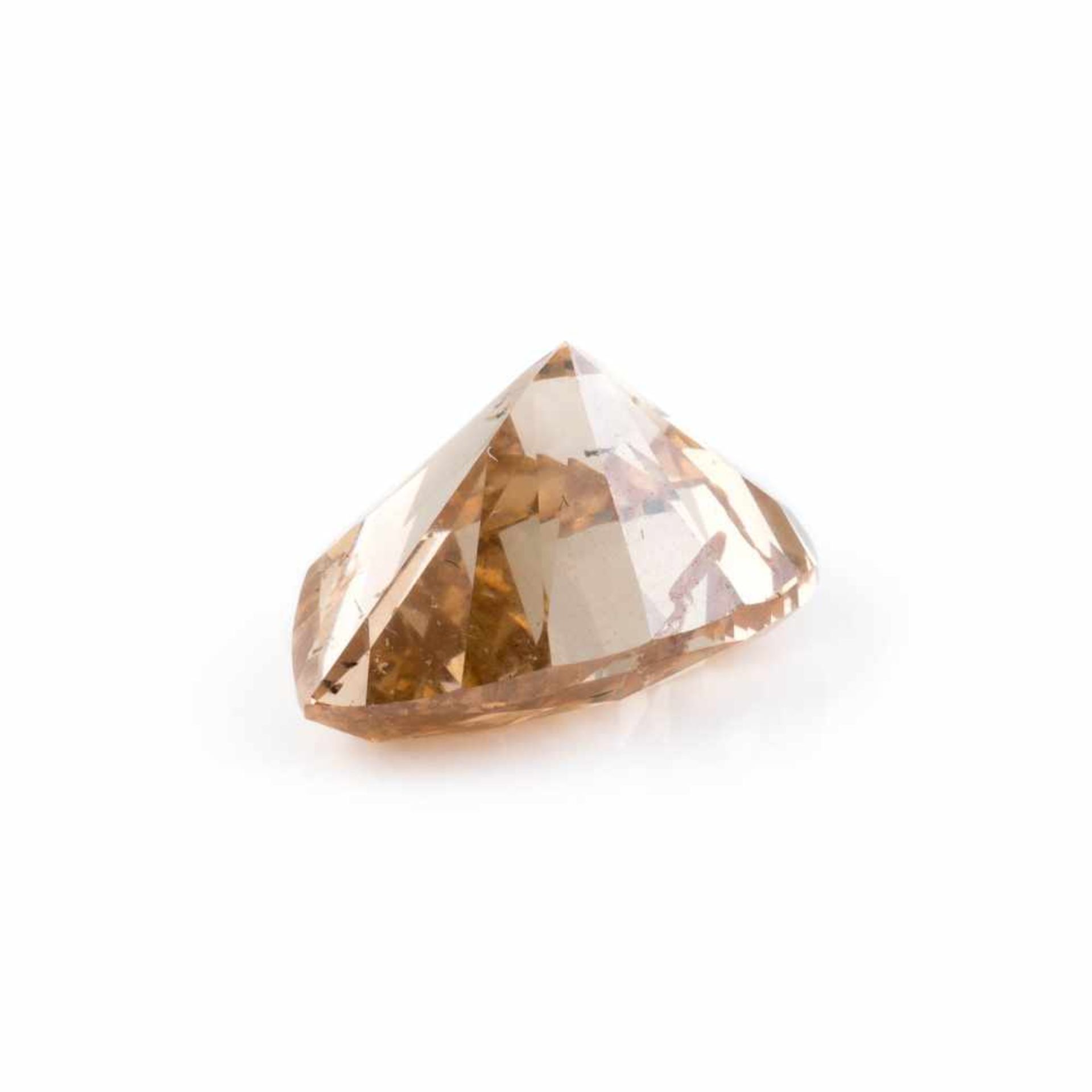 UNGEFASSTER DIAMANT - 10.40 CARAT Diamant im Tropfenschliff. 16.19 x 12.02 x 8.73 mm, 10.40 ct..