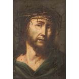 FLÄMISCHER MEISTERTätig im 18. Jh.ECCE HOMO Öl auf Leinwand (doubl.). 47 x 34,5 cm (R. 56 x 43,5