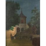 JAKUB SCHIKANEDER1855 Prag - 1924 ebendaTerrasse des Kleinen Fürstenberg Gartens unter der Prager