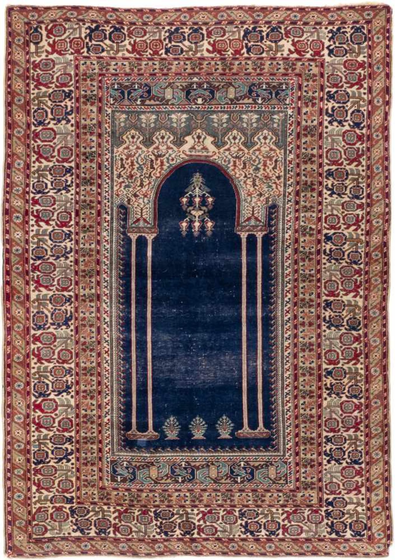 KAYERSI Türkei, um 1900174 x 122 cm. Gebrauchsspuren.
