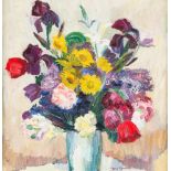 JOSSE GOOSSENS1876 Aachen - 1929 RegensburgBlumenstrauss I Öl auf Leinwand. 68,5 x 65,5 cm (R. 81,