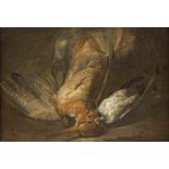 JAN FYT (AUCH FIJT) (ATTR.)1611 Antwerpen - 1661 EbendaSTILLLEBEN MIT SCHNEPFENVOGEL Öl auf Leinwand