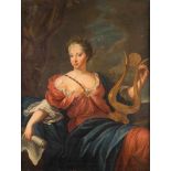 JEAN-MARC NATTIER (WERKSTATT?)1685 Paris - 1766 EbendaTERPSICHORE: MUSE DER MUSIK UND DES TANZES (?)