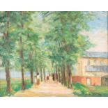 MAX ZANDER1907 Wuppertal-Barmen - 1985 MeerbuschSamstag früh Öl auf Leinwand. 80 x 100 cm (R. 90 x