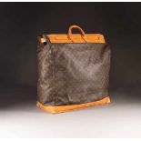 LOUIS VUITTON STEAMER BAG 55 Frankreich, Paris, wohl 1980er Jahre Monogramm Canvas, Rindsleder,