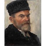 F. ROGOZINSKITätig um 1920Konvolut Gemälde. Bildnis eines Herren in Pelzmütze (1), Bildnis eines