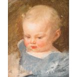 HEINRICH RETTIG (ATTR.)1859 Breslau - 1921 MünchenKinderbildnis Öl auf Malkarton. 20,5 x 16,5 cm (R.