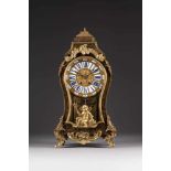 GROSSE PENDULE MIT BOULLE-MARQUETERIE Frankreich, Mitte 19. Jh. Holz, furniert, dunkel gebeizt,