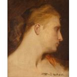 FERDINAND KELLER1842 Karlsruhe - 1922 Baden-BadenDetailstudie zu 'Diana mit der Jagdbeute' Öl auf