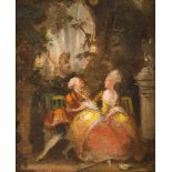 JEAN-HONRÉ FRAGONARD (UMKREIS)1732 Grasse - 1806 ParisLA DÉCLARATION SURPRISE Öl auf Leinwand (