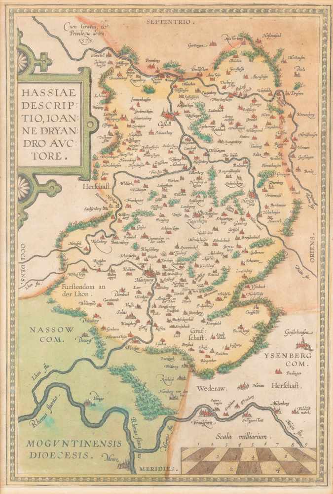 KONVOLUT AUS DREI GRAFIKEN Braun & Hogenberg, Abraham Ortelius, 16. Jh.; L. Rohbock/Joh. Poppel,