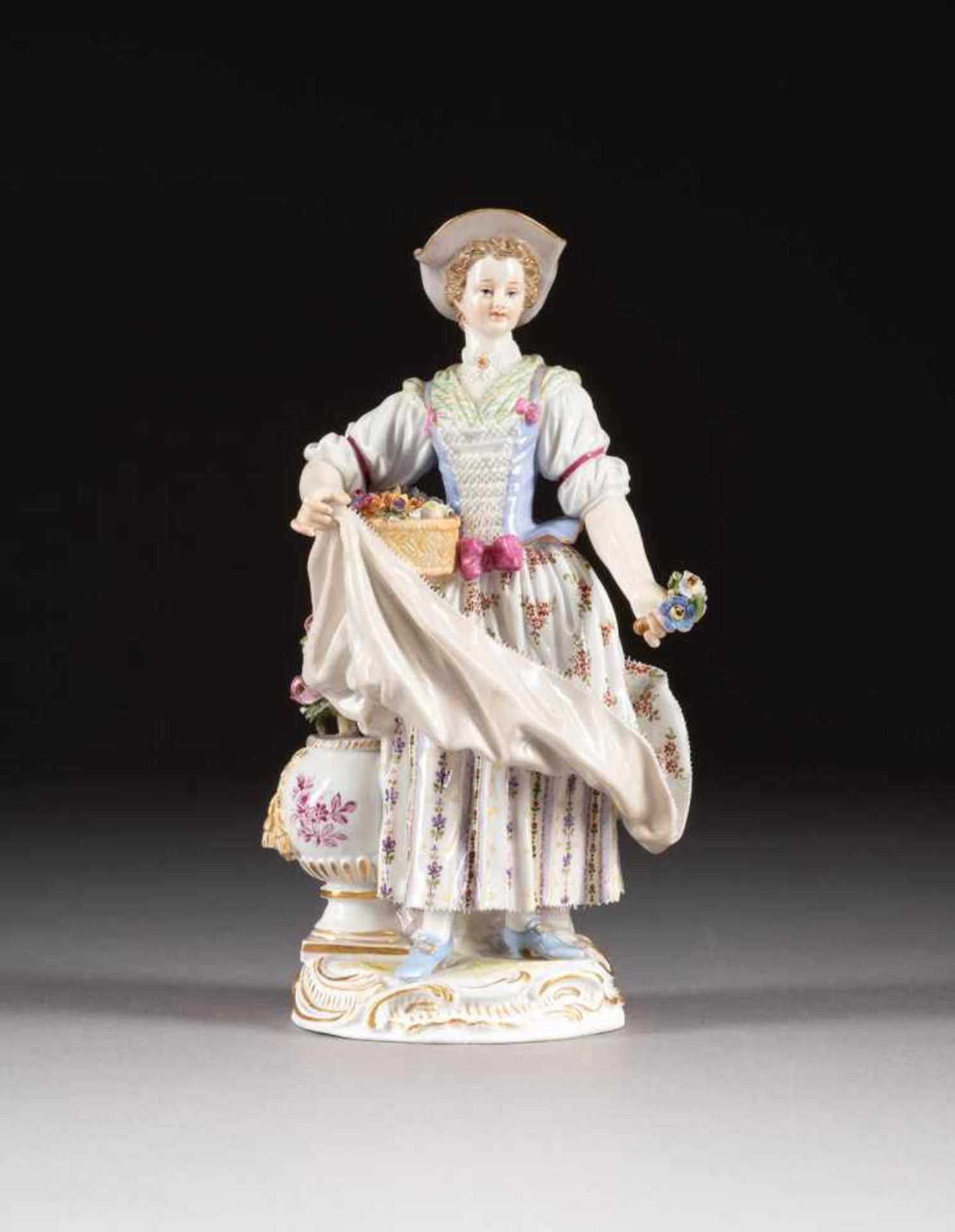 MICHEL VICTOR ACIER1736 Versailles - 1799 DresdenGÄRTNERIN Deutsch, Meissen, 1850-1924 (Entwurf