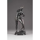 HENRI PEINTE1845 Cambrai - 1912 Paris'Sarpedon' Bronze, dunkel patiniert. H. 41 cm. Auf dem Sockel