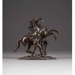 GUILLAUME COUSTOU1677 Lyon - 1746 Paris (Nachfolger)Pferdebändiger (Cheval de Marly) Bronze, braun